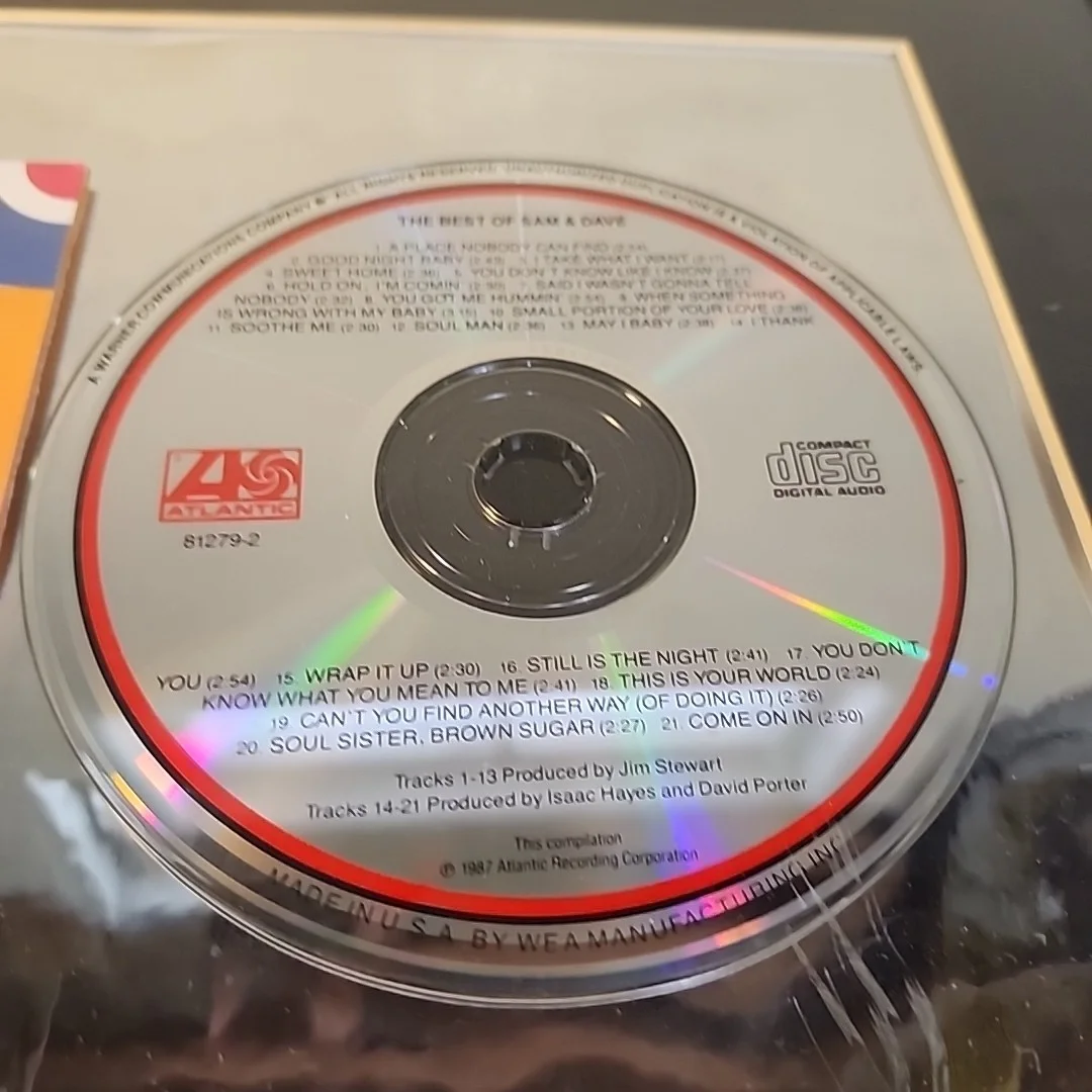 Sam Moore Signed And Framed The Best Of Sam And Dave CD RARE! Would Man, image 5
