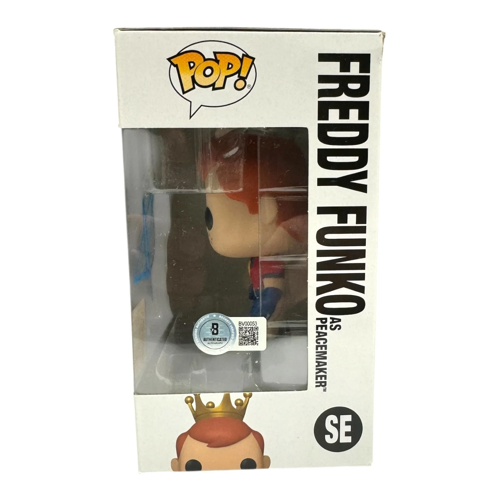 JOHN CENA — JOHN CENA SIGNED AUTOGRAPH RARE FREDDY FUNKO POP BECKETT BAS PEACEMAKER WWE, изображение 2