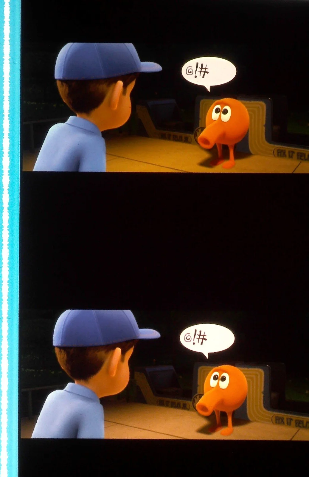 Wreck It Ralph 35mm Film Cells Strips - 5 Strips of 5 Cells FREE P&P, изображение 3