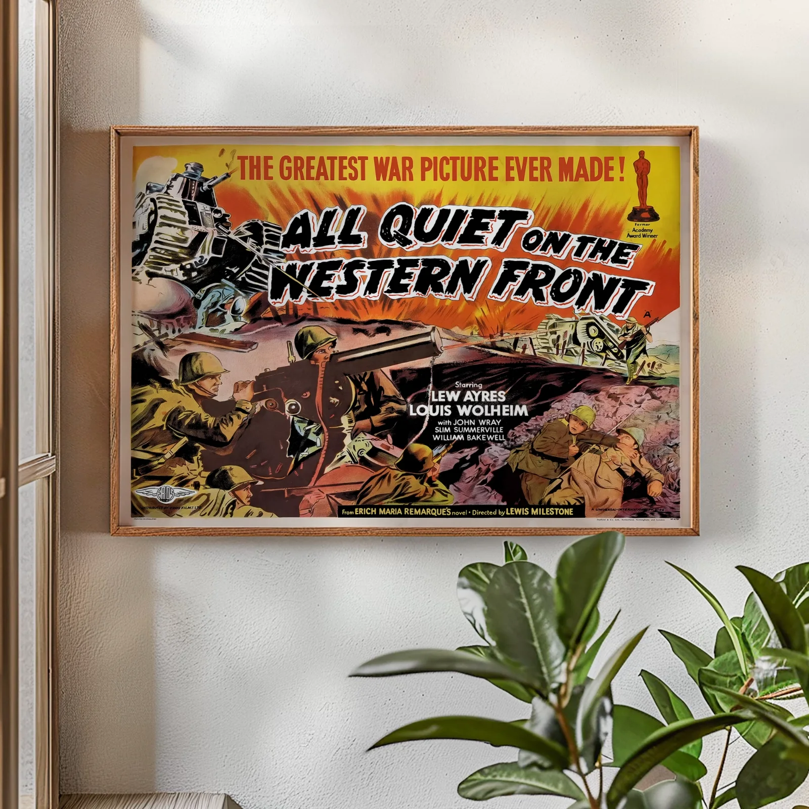 All Quiet on the Western Front - War Drama Restored 30" x 40" UK Quad Poster, image 2