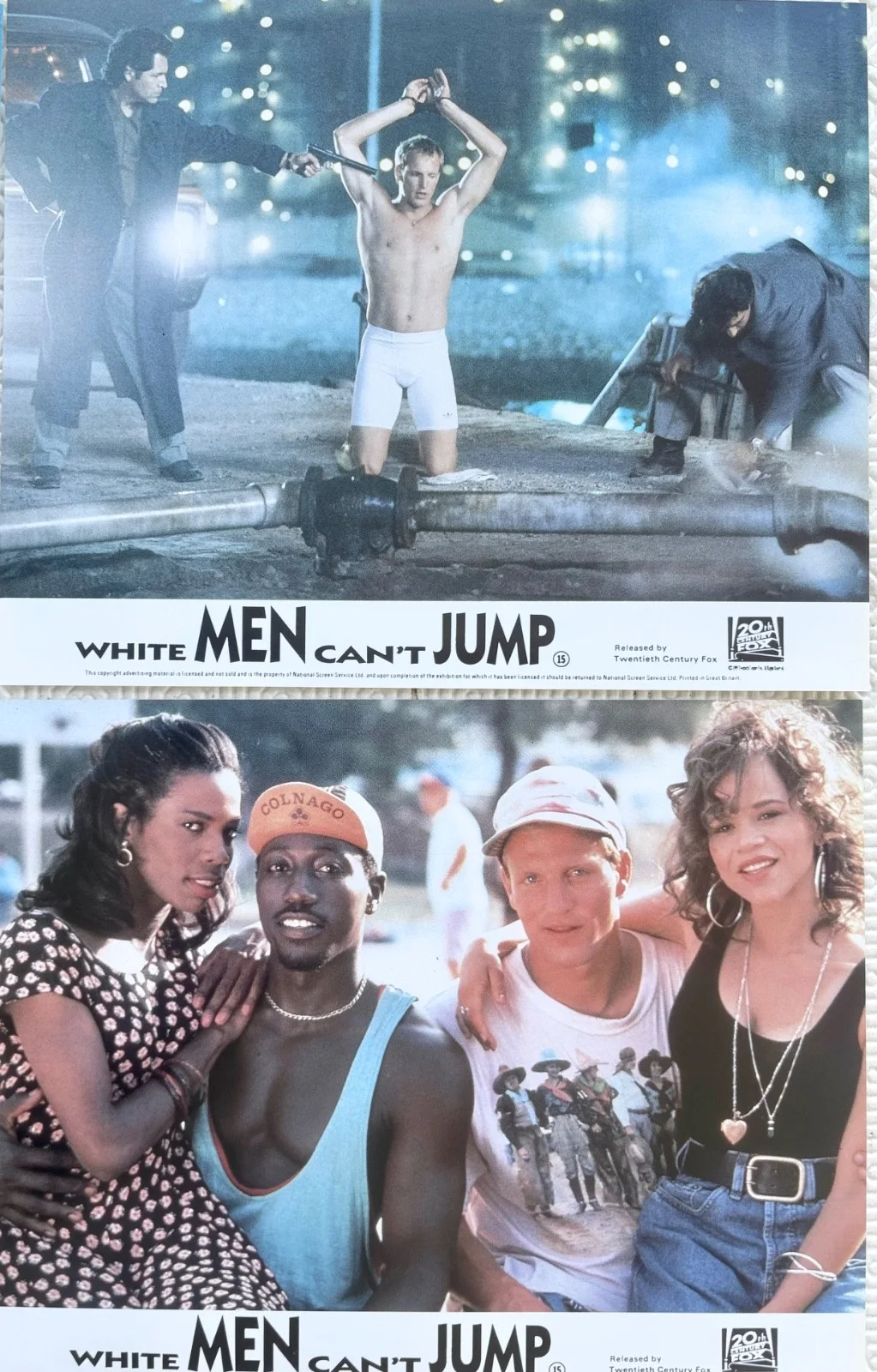 White Men Can't Jump (1992) set of 8 FOH Lobby Cards Wesley Snipes, изображение 3