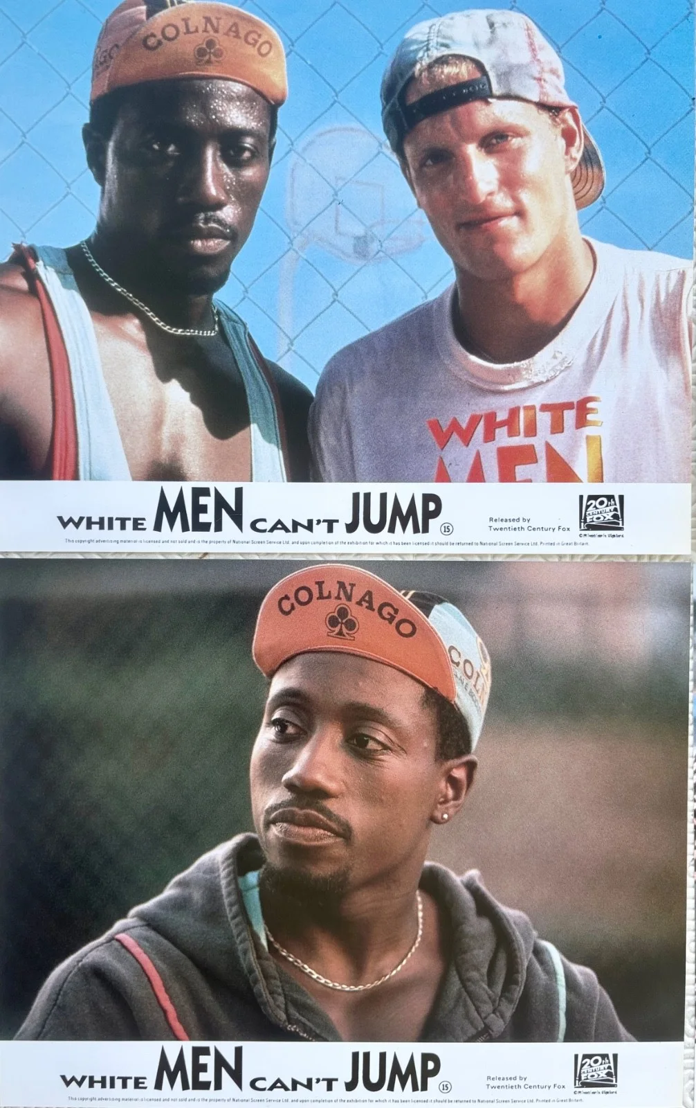 White Men Can't Jump (1992) set of 8 FOH Lobby Cards Wesley Snipes, изображение 5