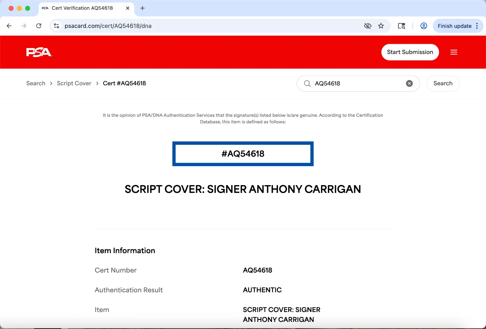 Anthony Carrigan — Anthony Carrigan signed Superman script full 133 pages PSA DNA autograph, image 3