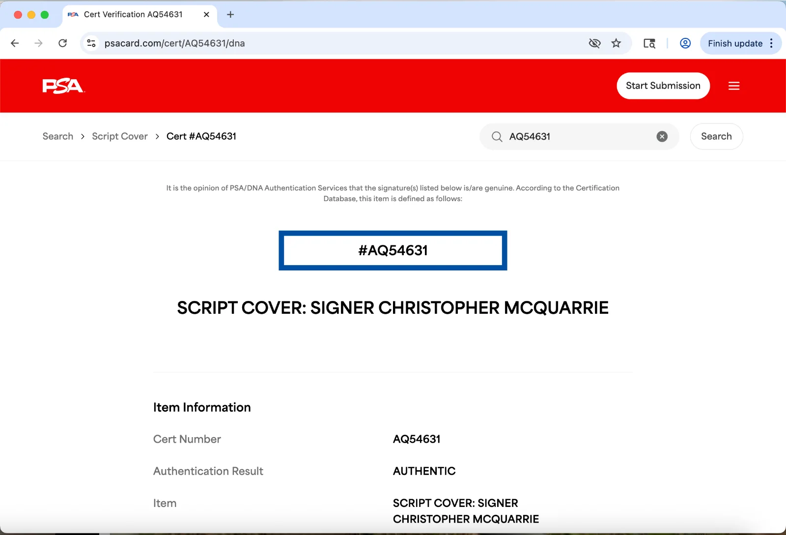 Christopher McQuarrie — Christopher McQuarrie signed Mission Impossible Fallout script full 208 page PSA, image 3