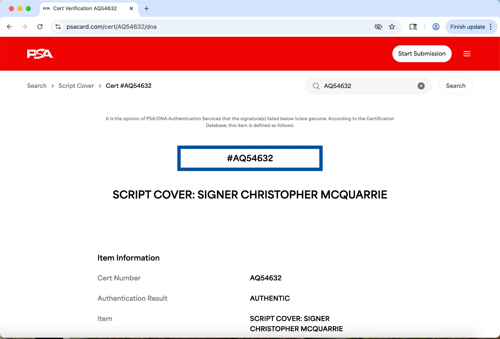 Christopher McQuarrie — Christopher McQuarrie signed Rogue Nation script full 156 page autograph PSA DNA, image 3