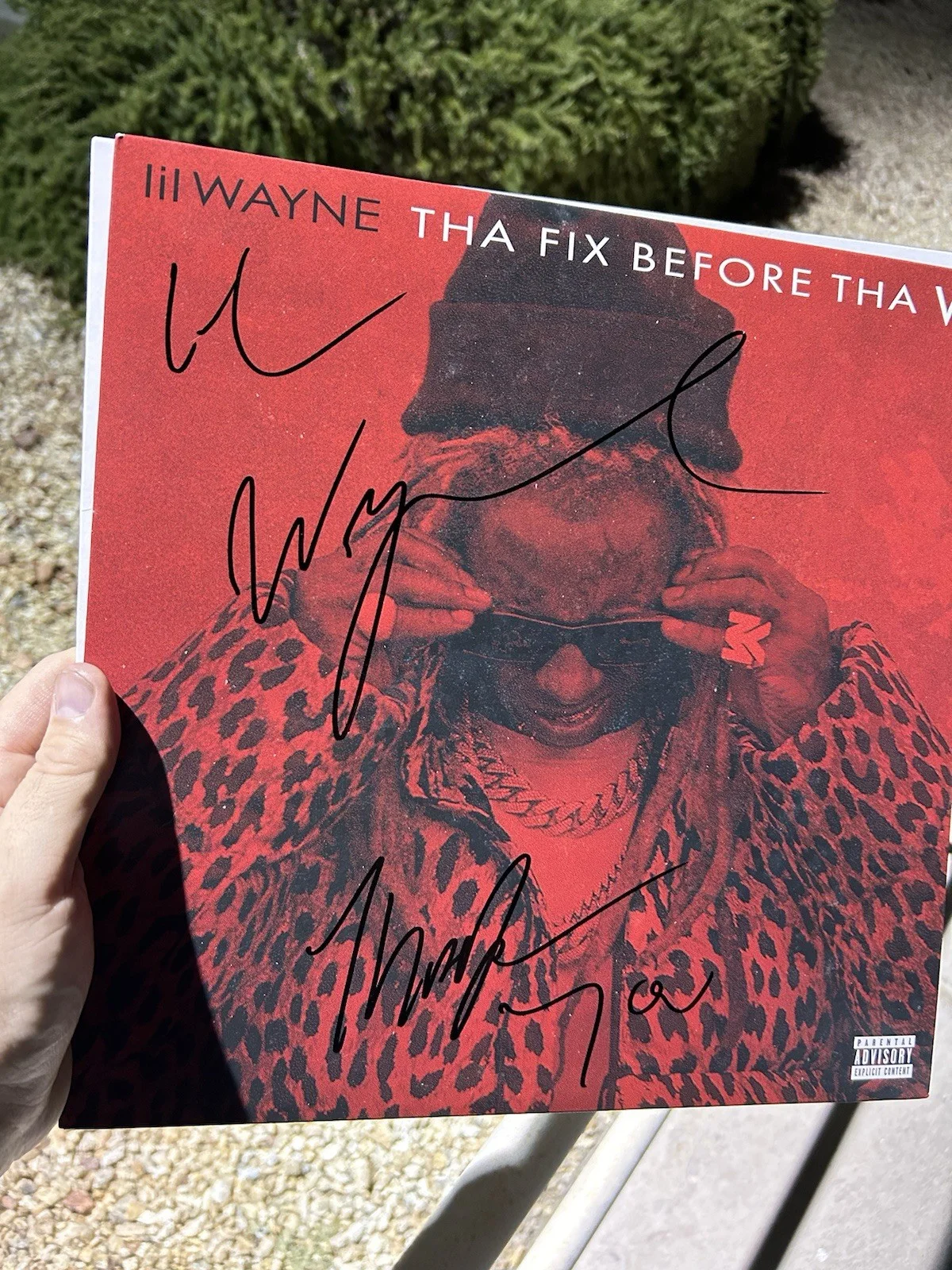 Lil Wayne Autograph Vinyl Rare Album, image 2