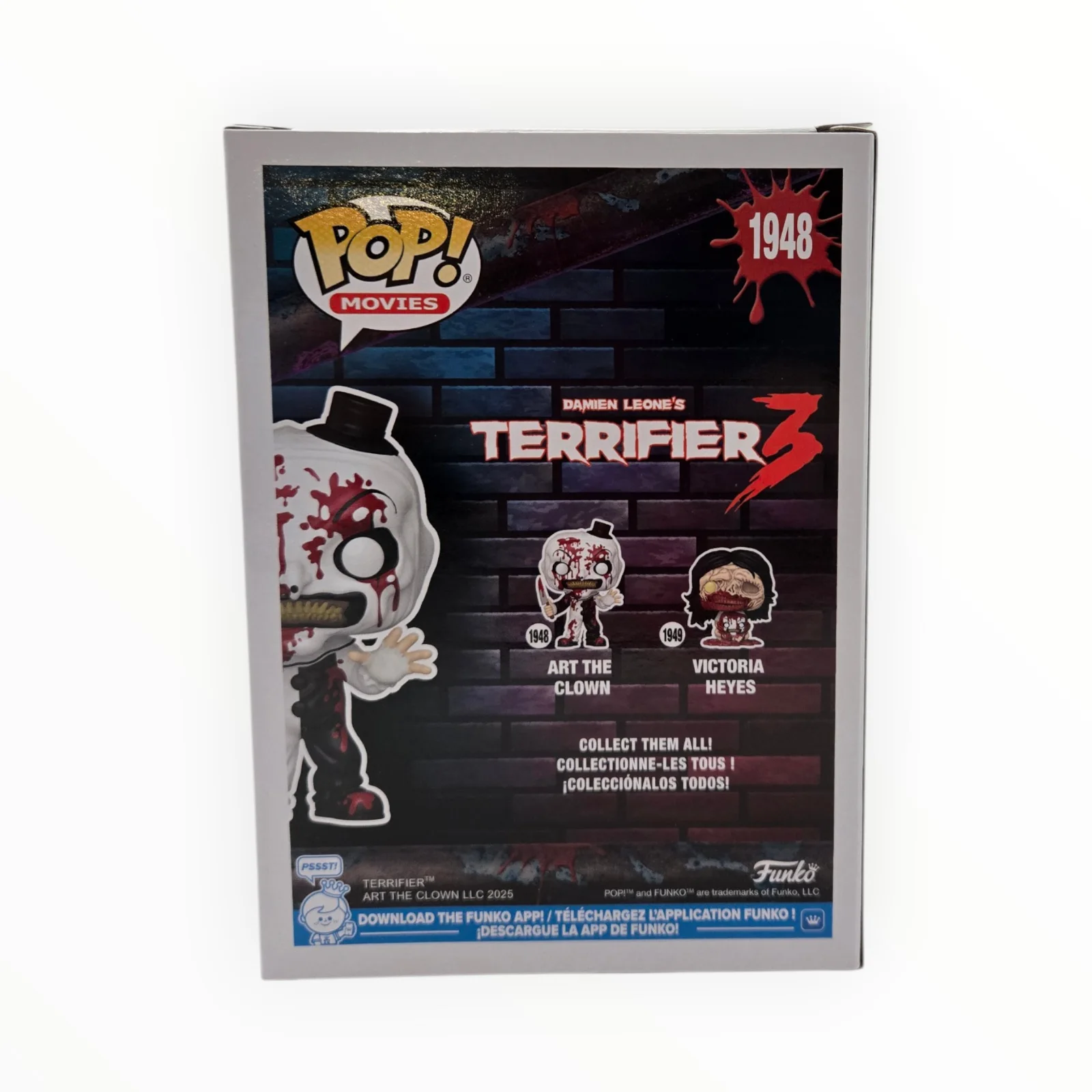 David Howard Thornton — David Howard Thornton Signed Funko Pop Terrifier Art Clown Autograph Beckett 43, изображение 3