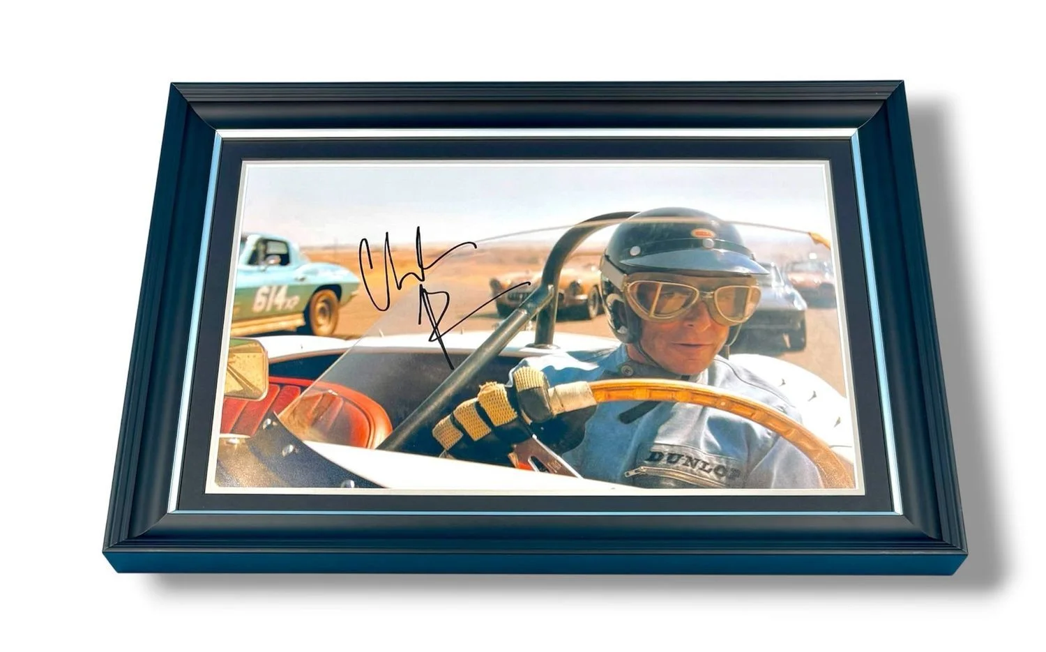 Christian Bale Signed Photo Framed & SWAU COA Ford V Ferrari Movie Poster Auto, изображение 4