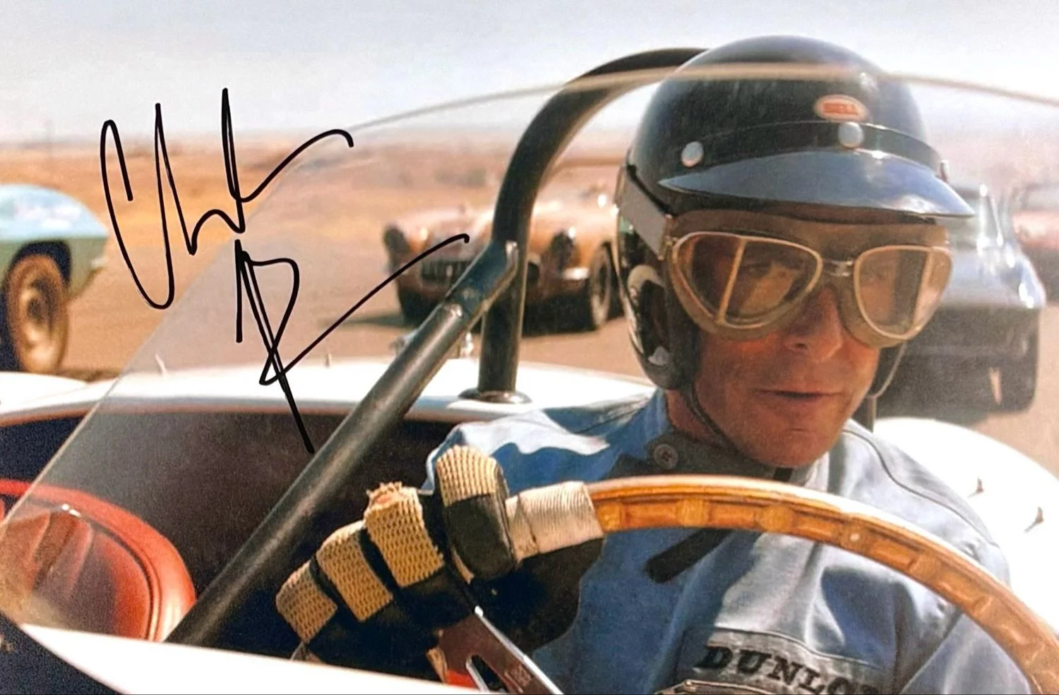 Christian Bale Signed Photo Framed & SWAU COA Ford V Ferrari Movie Poster Auto, изображение 5