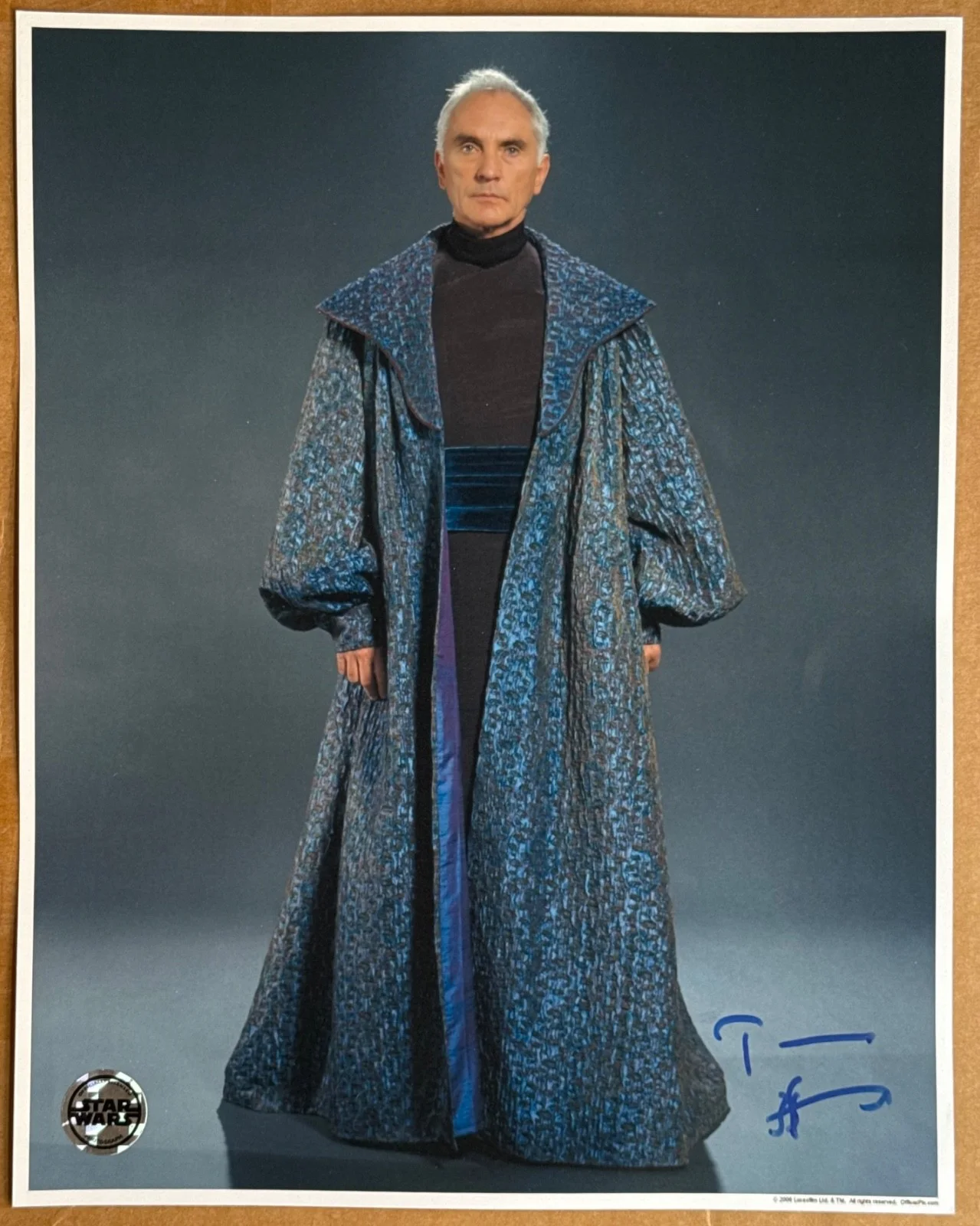 Terence Stamp — Terence Stamp Star Wars Autograph SIGNED Chancellor Valorum OPX 11x14 Beckett