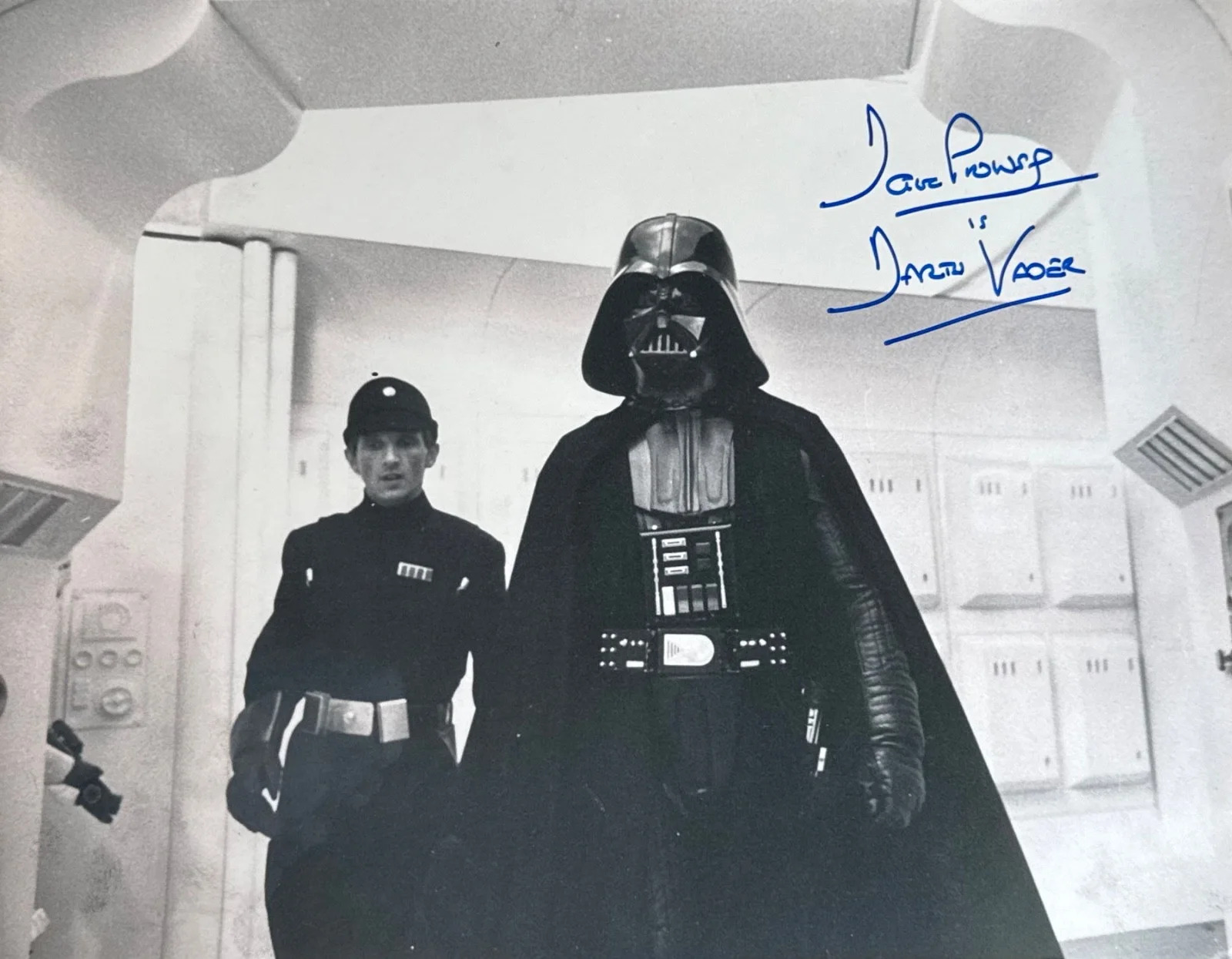 Dave Prowse — Dave Prowse Star Wars Darth Vader Autograph A New Hope SIGNED 11x14 K9 COA