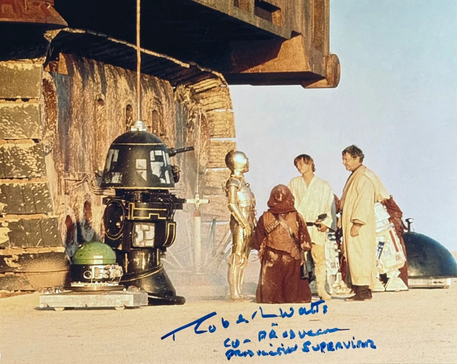 Robert Watts — Robert Watts Star Wars ANH Co-Producers Autographed SIGNED 8x10 - RARE K9
