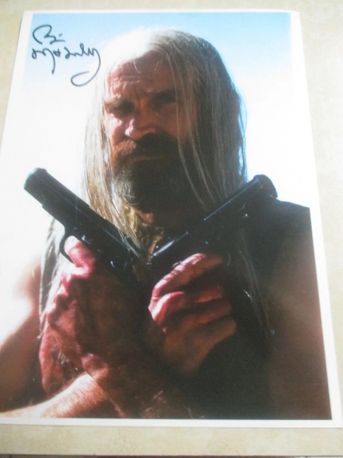 BILL MOSELEY — BILL MOSELEY AUTHENTIC AUTOGRAPHED/SIGNED 8X10 PHOTO-THE DEVILS REJECT'S, image 2