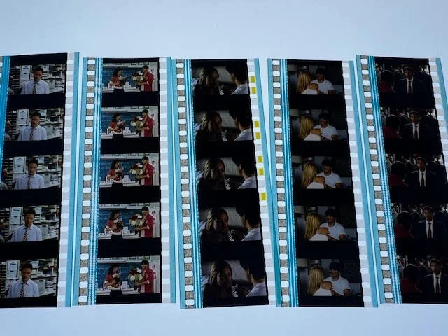 Valentine's Day 35mm Film Cells Strips - 5 Strips of 5 Cells FREE P&P, изображение 2