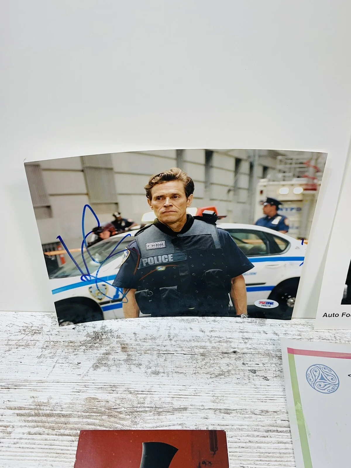 Willem Defoe Signed Autographs Platoon Inside Man Academy Xmas Card COA PSA/DNA, изображение 2