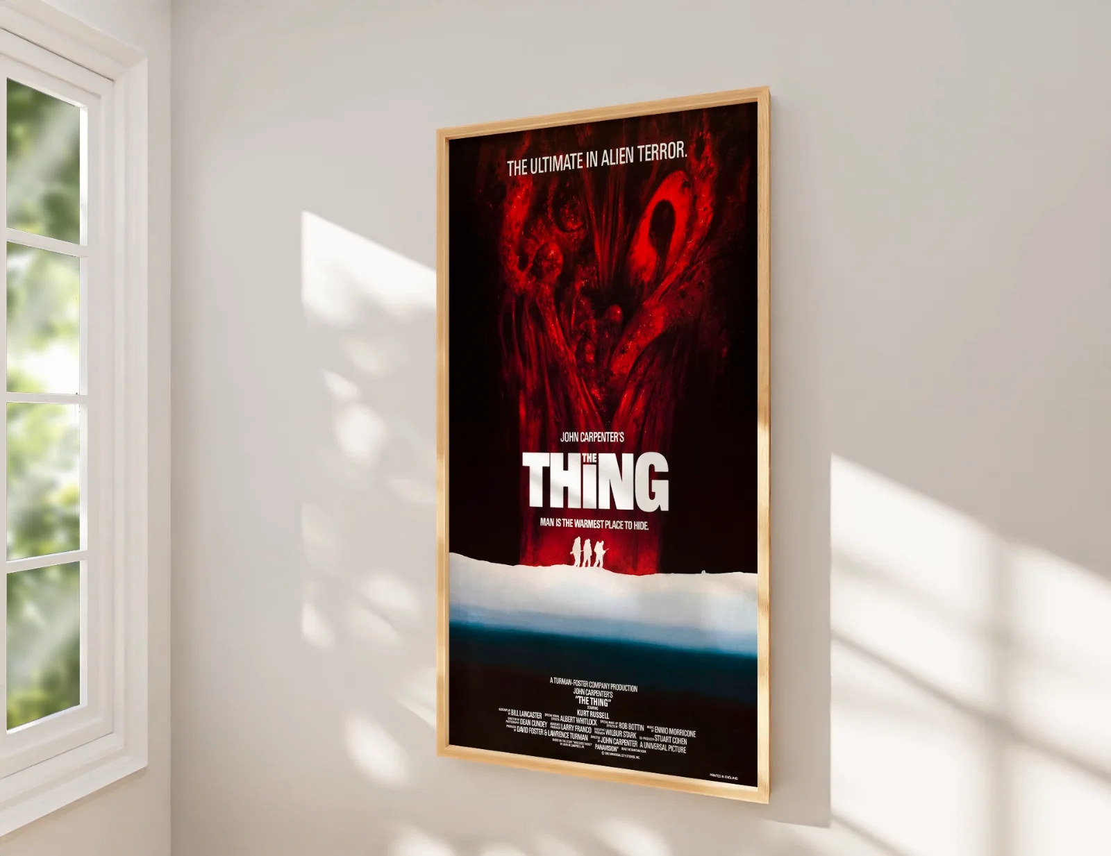 The Thing - 1982 Horror / Sci-fi 27.2" x 41" US One Sheet Film Poster, изображение 2