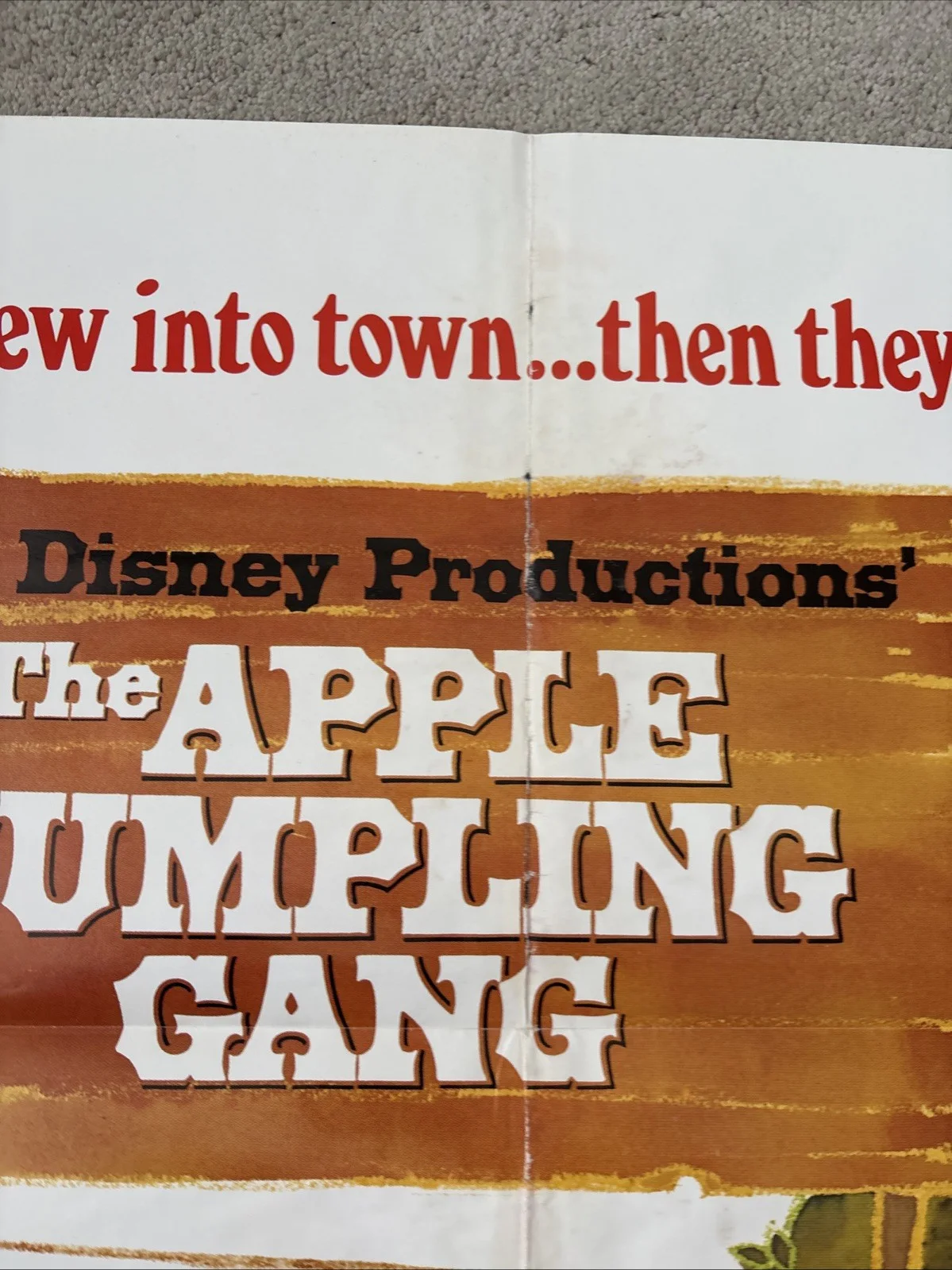 The Apple Dumpling Gang (1975) Original US One Sheet Movie Poster, image 3