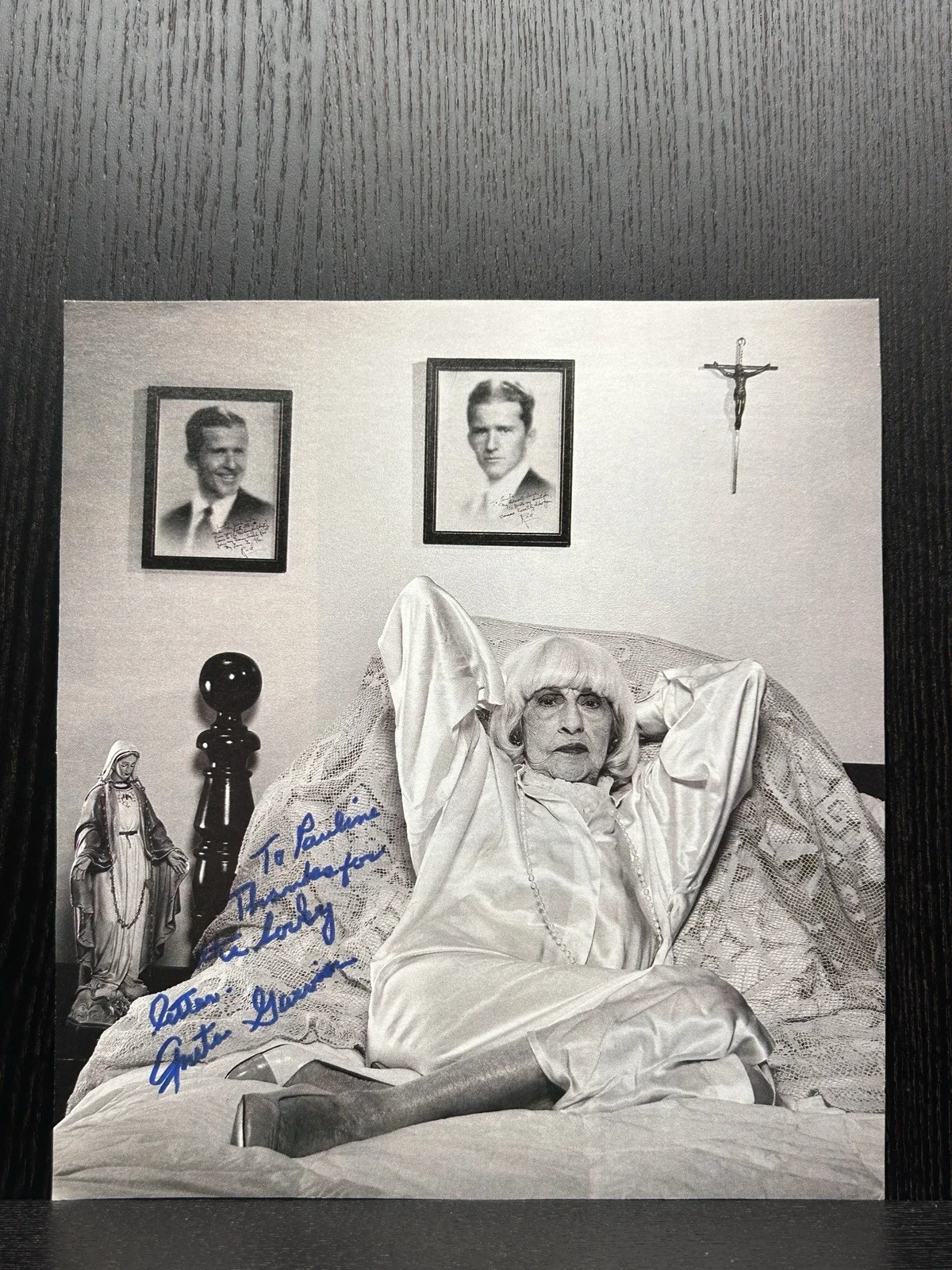 Anita Garvin — ANITA GARVIN SIGNED MAGAZINE PHOTO Original Autograph JSA COA Laurel & Hardy, изображение 2