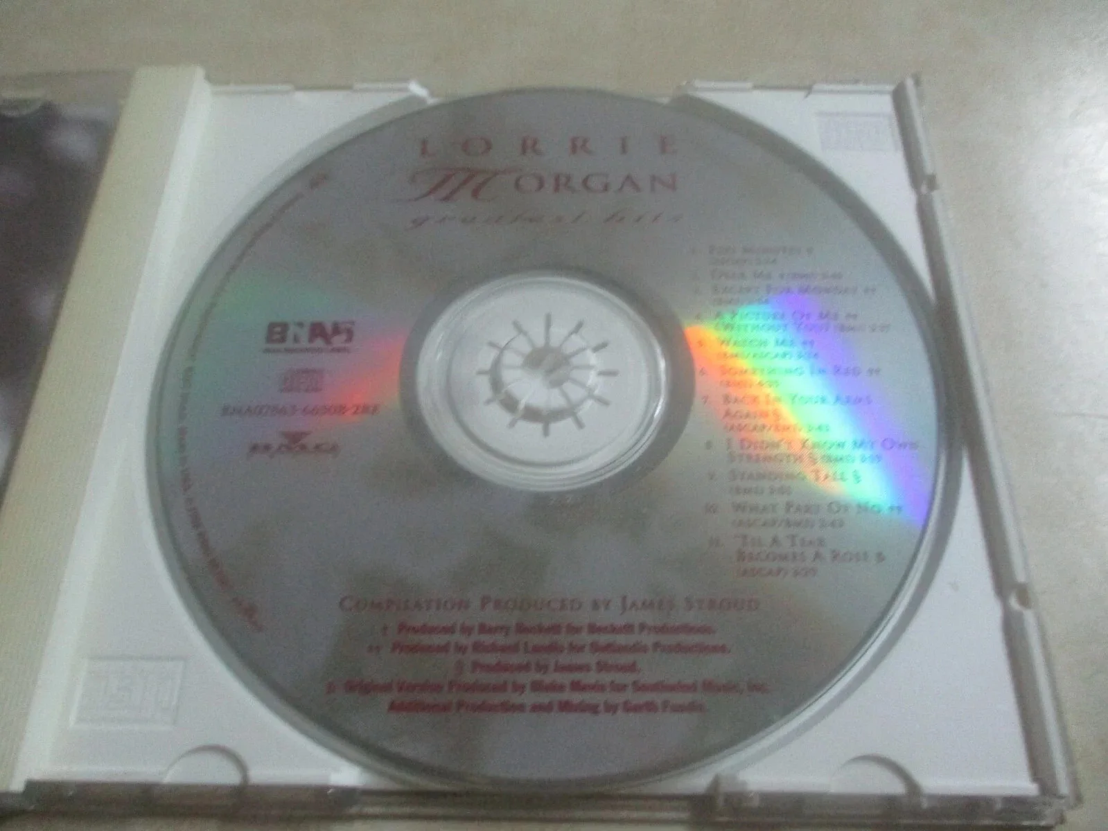 LORRIE MORGAN AUTHENTIC AUTOGRAPHED/SIGNED GREATEST HITS CD, image 3