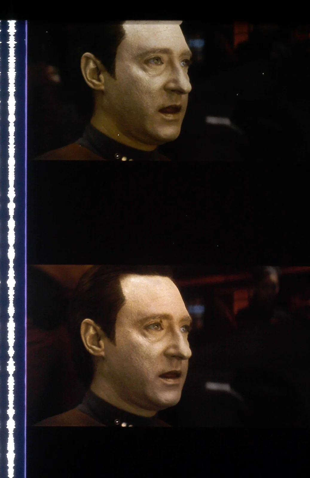 Star Trek Generations 35mm Film Cells Strips - 5 Strips of 5 Cells FREE P&P, изображение 2