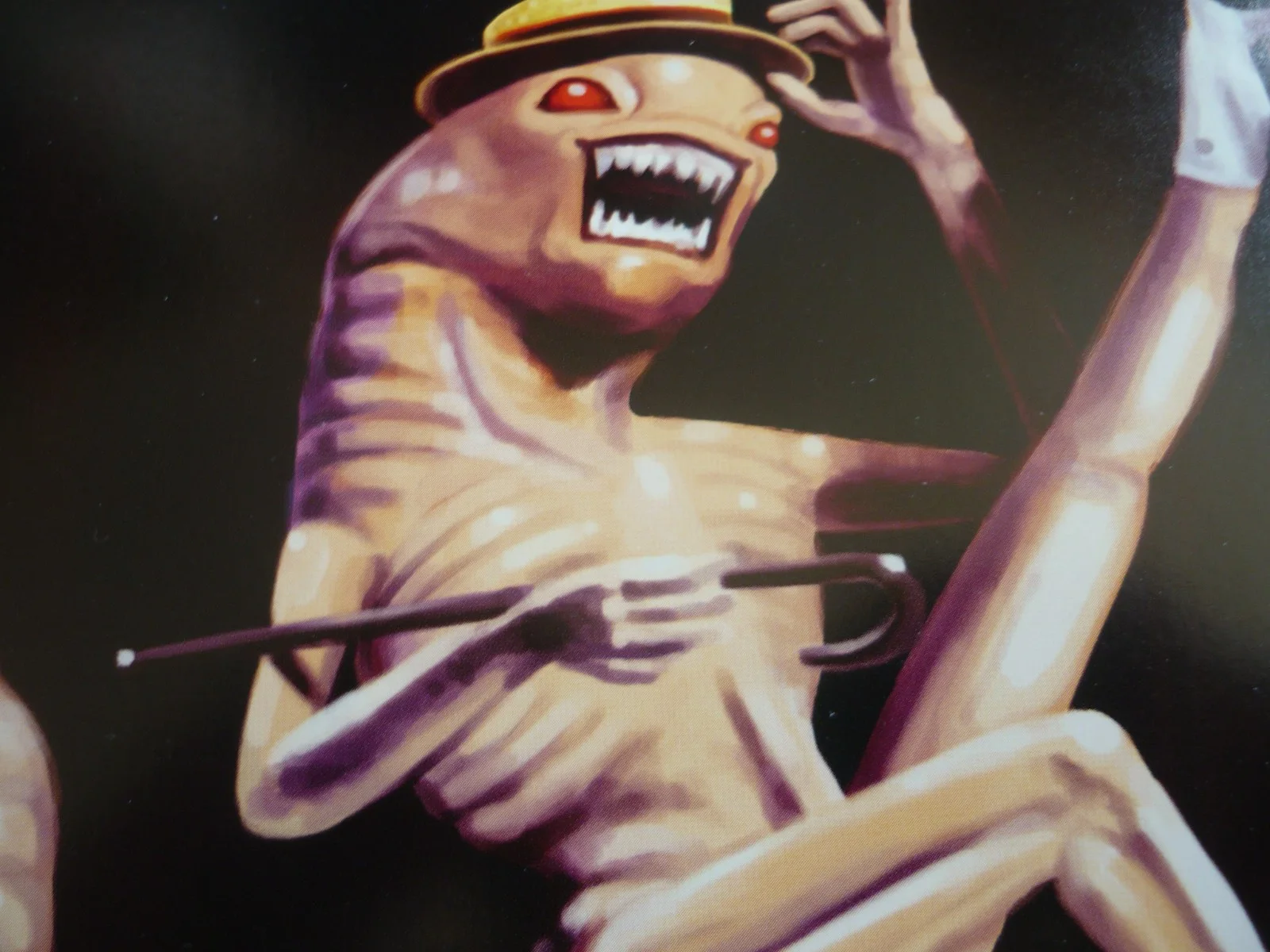 Framed mounted a4 Poster Film spaceballs alien dancing on bar, image 2