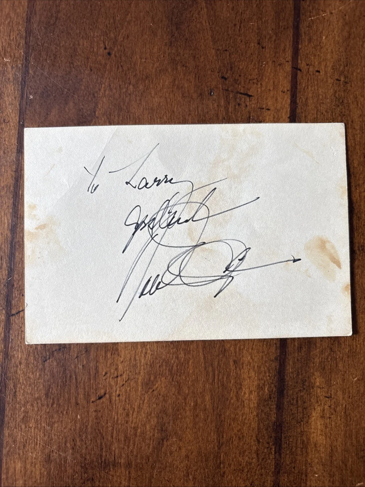 DUKE ELLINGTON Signed Autographed 3"x 5" ALBUM PAGE American Jazz Band PIANIST, image 3