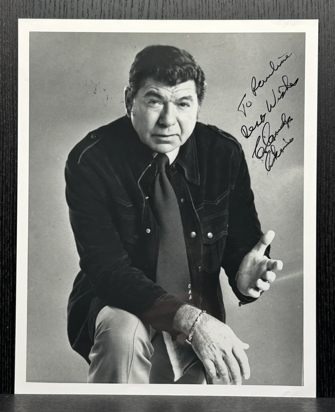 Claude Akins — CLAUDE AKINS SIGNED 8x10 PHOTO Original Autograph JSA COA The Devil's Brigade, изображение 2