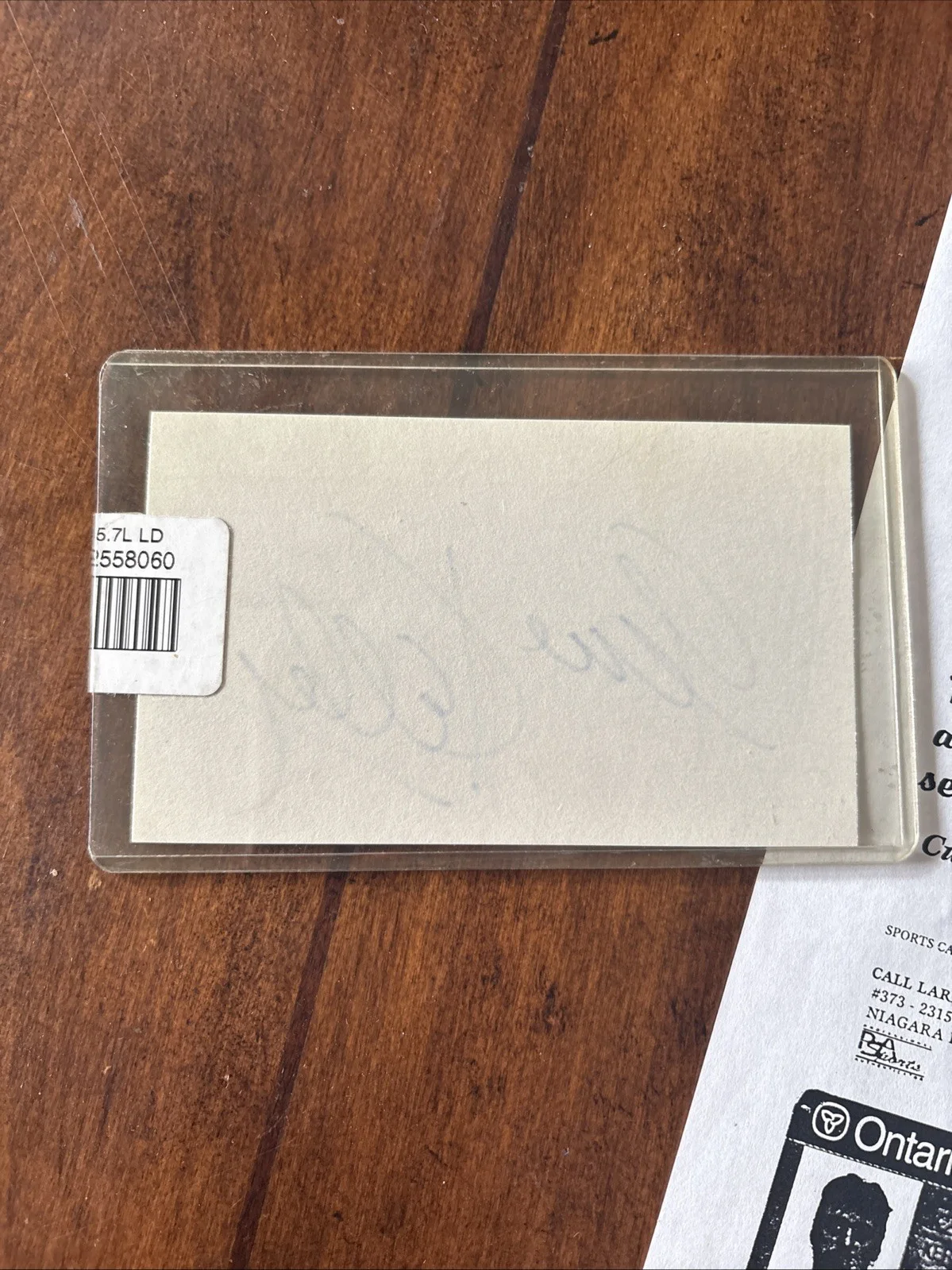 Gene Kelly — Gene Kelly autographed Index Card 3x5, image 4