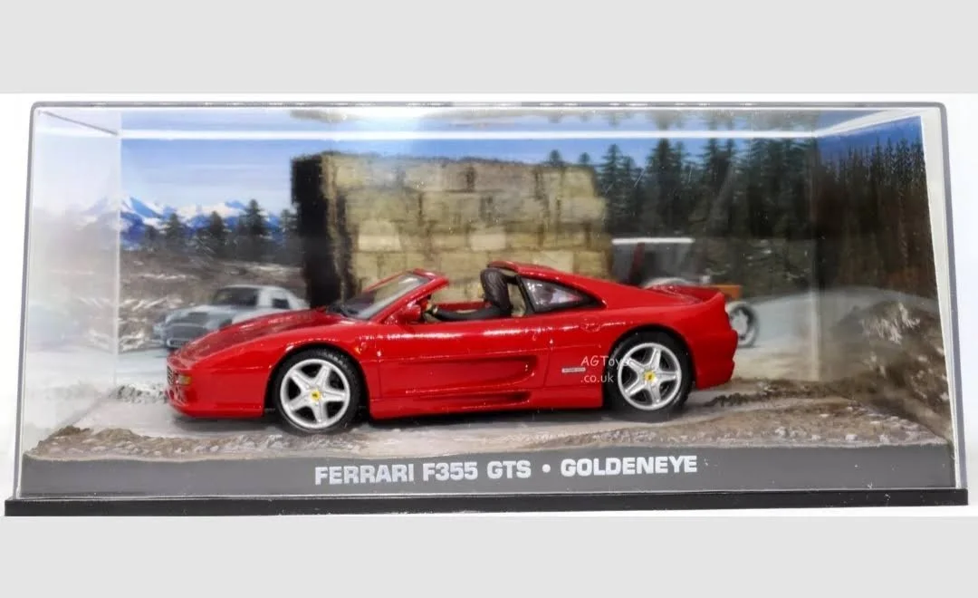 JAMES BOND 007 GOLDENEYE CAR CHASE MOVIE SCENE DISPLAY DIORAMA 1:43 SCALE, изображение 4