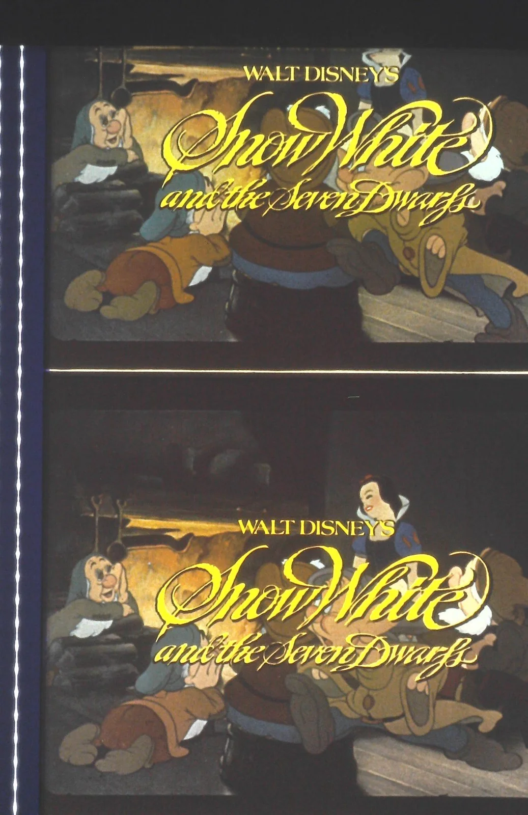 Snow White 35mm Film Cells Strips - 5 Strips of 5 Cells FREE P&P, изображение 2