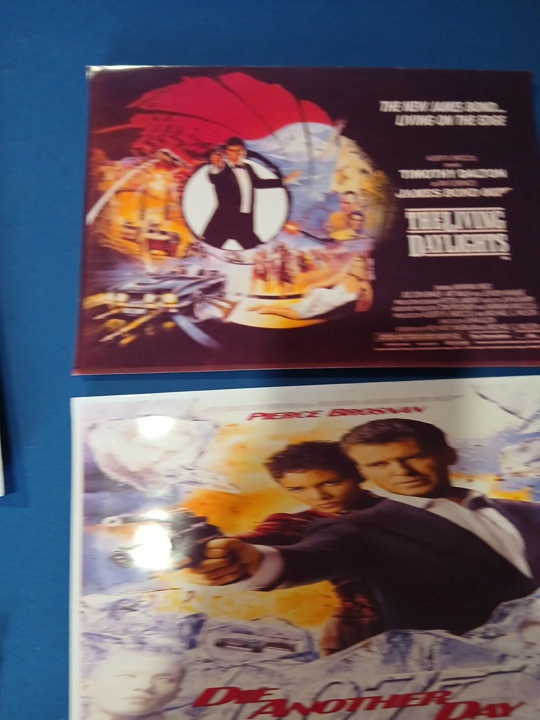 Bundle X7 James Bond Posters.golden Eye Licence To Kill Never Say Never Again., image 3