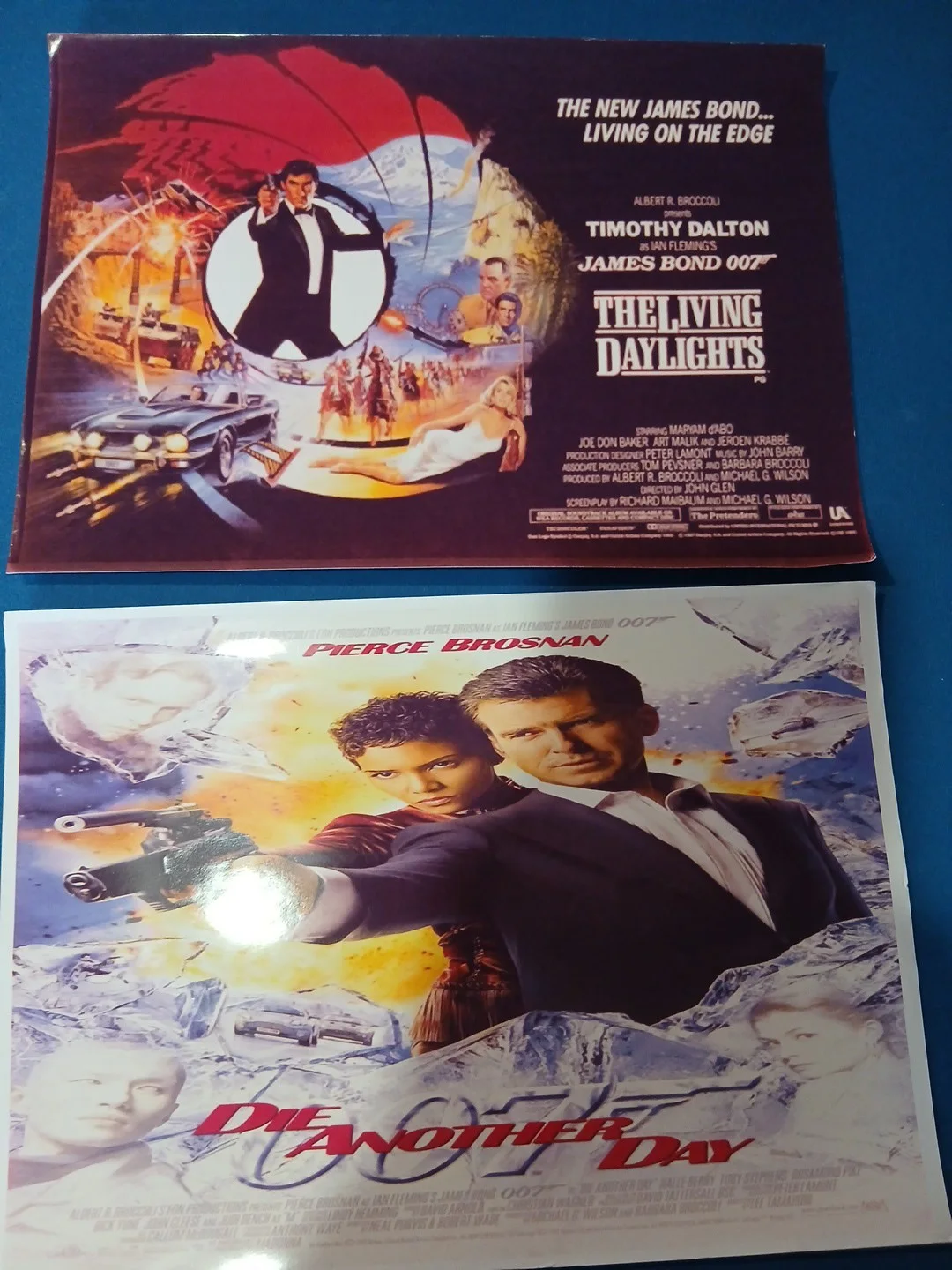 Bundle X7 James Bond Posters.golden Eye Licence To Kill Never Say Never Again., image 4