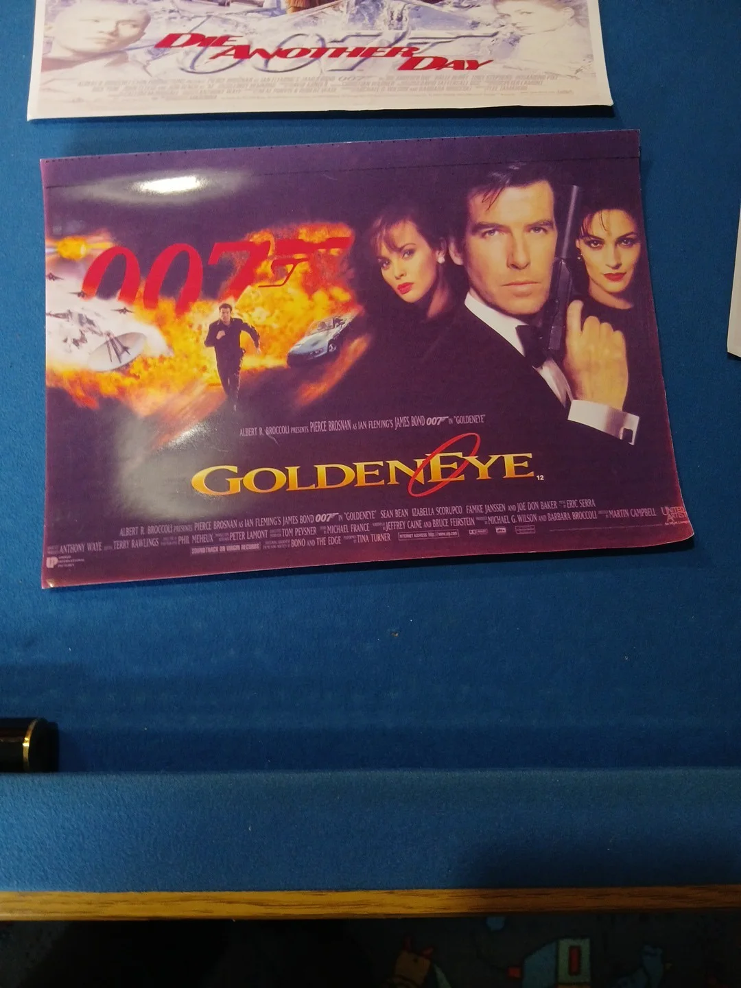Bundle X7 James Bond Posters.golden Eye Licence To Kill Never Say Never Again., image 5