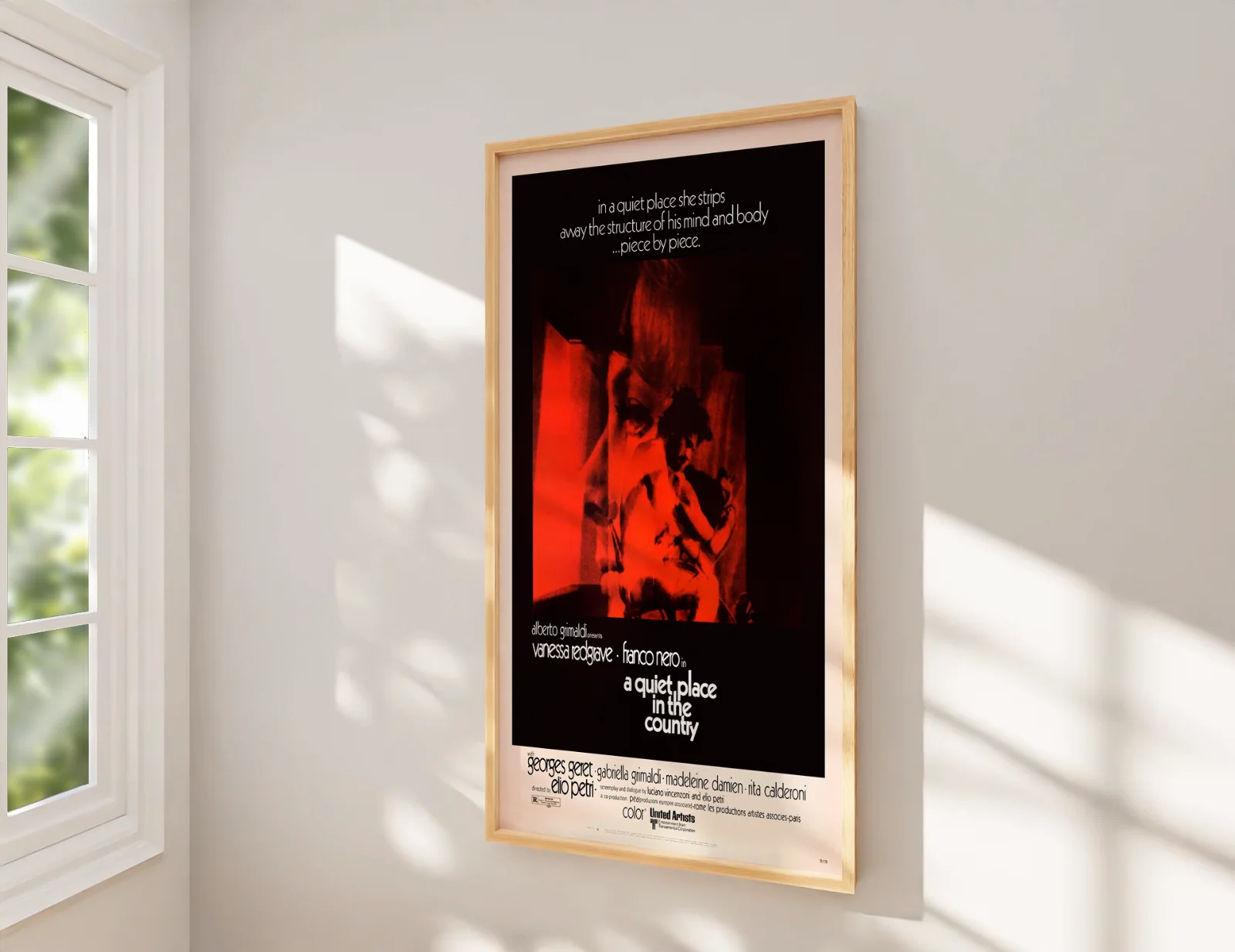 A Quiet Place in the Country - 1968 Horror Giallo 27.2" x 41" US One Sheet, изображение 2