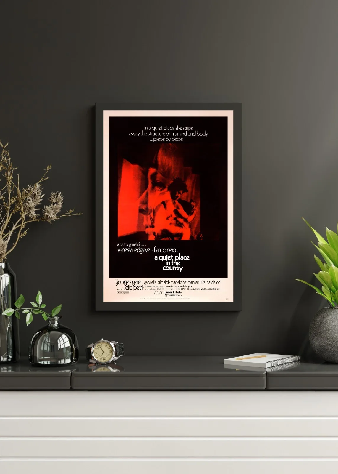 A Quiet Place in the Country - 1968 Horror Giallo 27.2" x 41" US One Sheet, изображение 4
