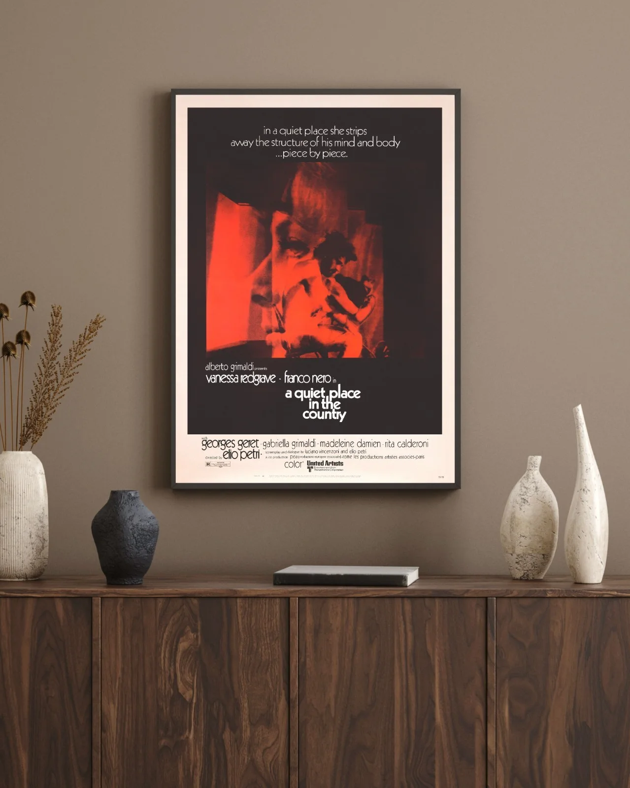 A Quiet Place in the Country - 1968 Horror Giallo 27.2" x 41" US One Sheet, изображение 5