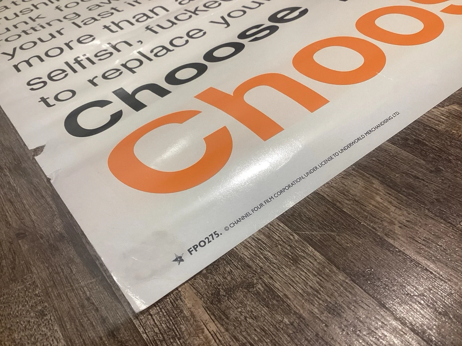 TRAINSPOTTING Choose Life 1996 Danny Boyle Vintage 25x35” Poster (GB Posters), изображение 3