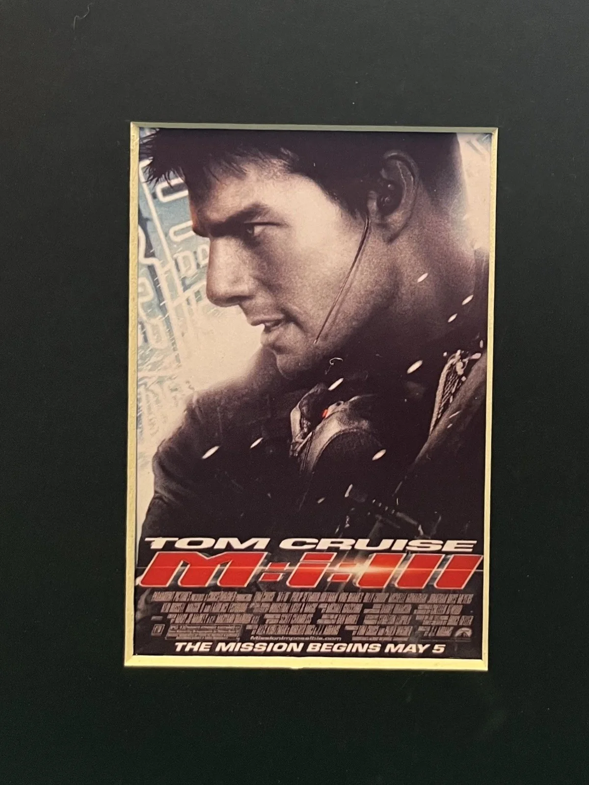 MISSION IMPOSSIBLE 3. 35mm Film Cell Mounted Display, image 2