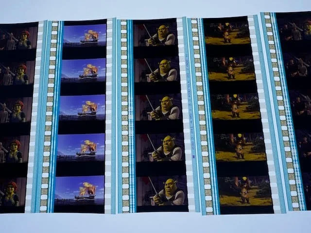 Shrek The Third 35mm Film Cells Strips - 5 Strips of 5 Cells FREE P&P, image 2