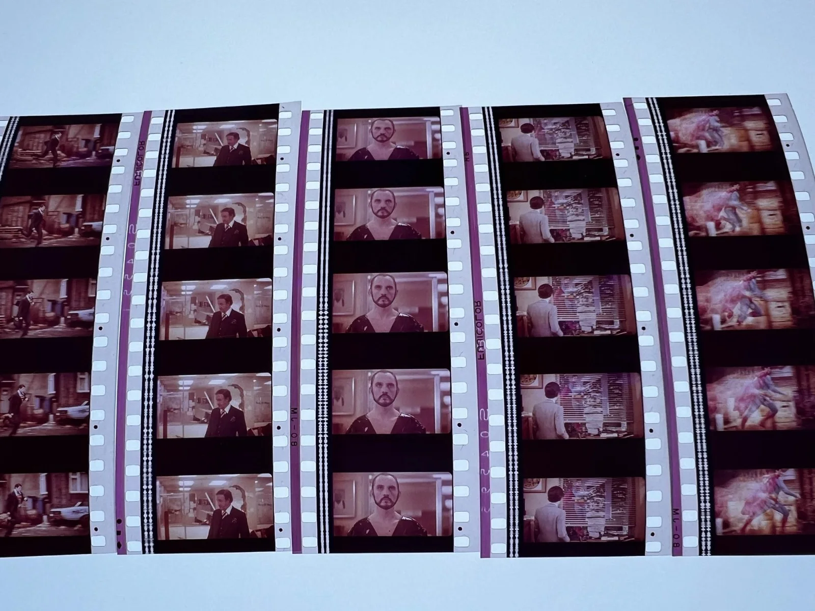 Superman 2 35mm Film Cells Strips - 5 Strips of 5 Cells FREE P&P, изображение 2