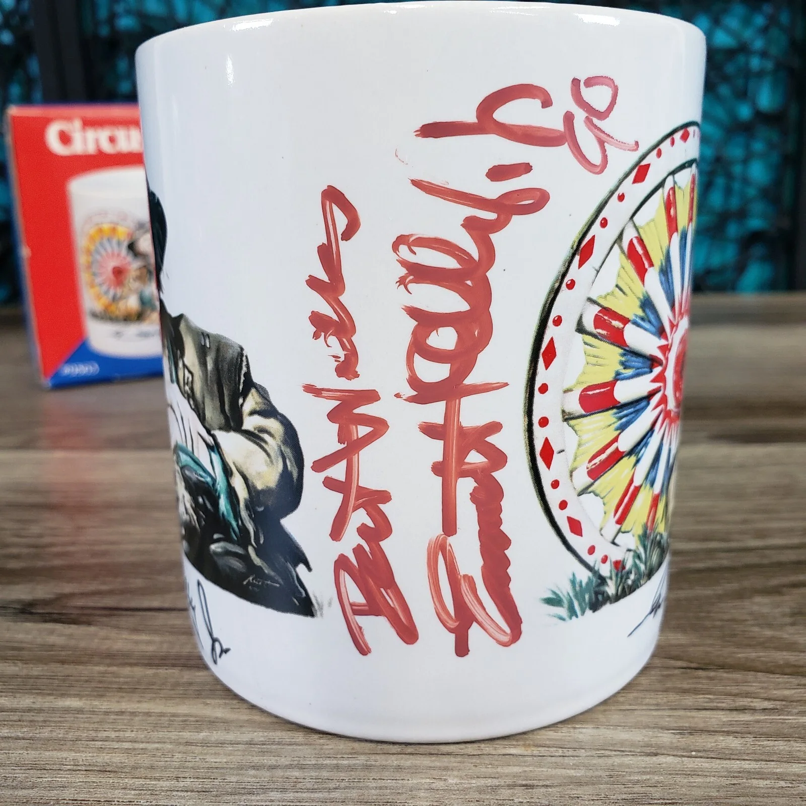 Emmett Kelly Jr — VTG 1987 Emmett Kelly Jr Sad Clown SIGNED AUTOGRAPHED 1990 Coffee Cup Mug in Box, image 5