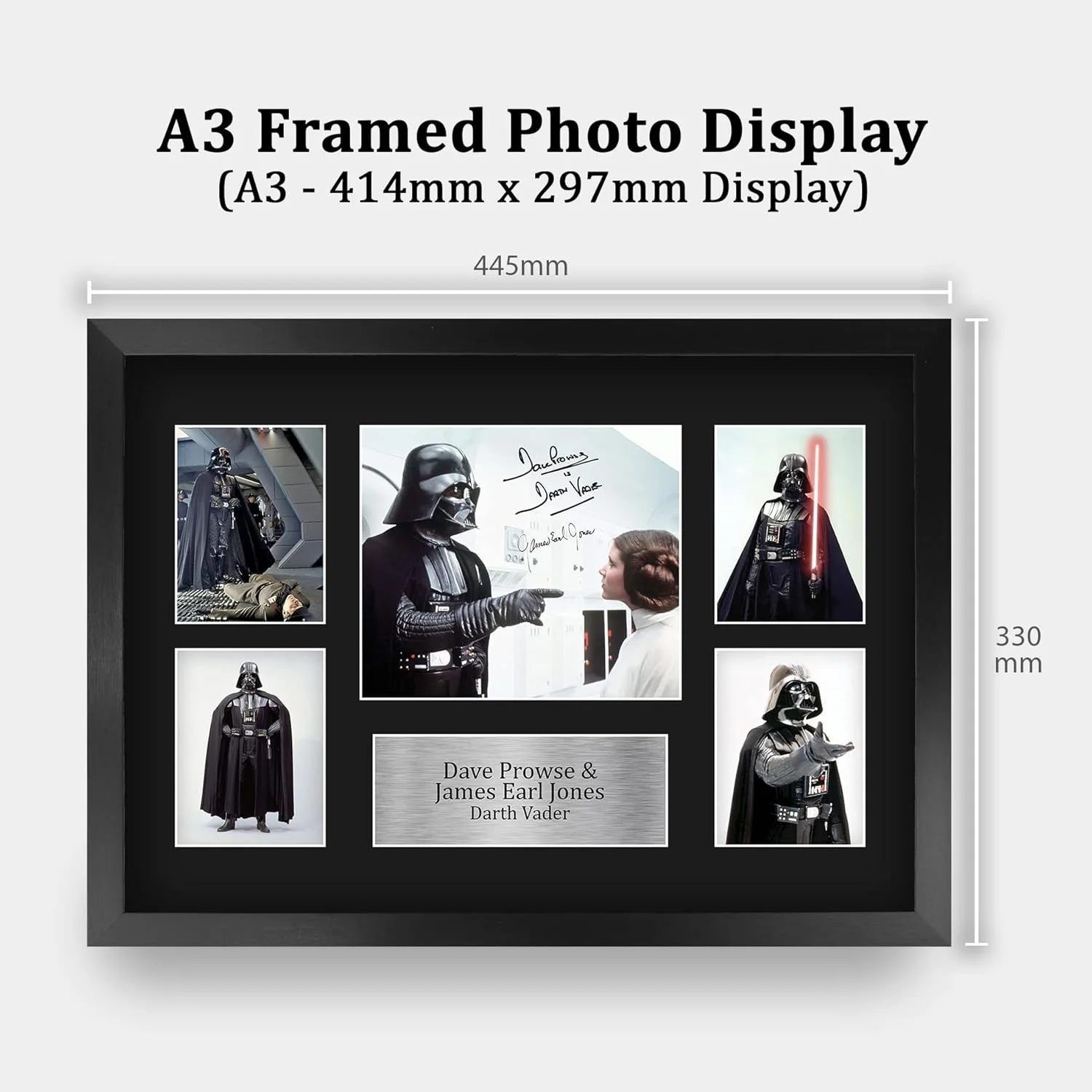 Dave Prowse — Dave Prowse & James Earl Jones Autograph Display, image 4