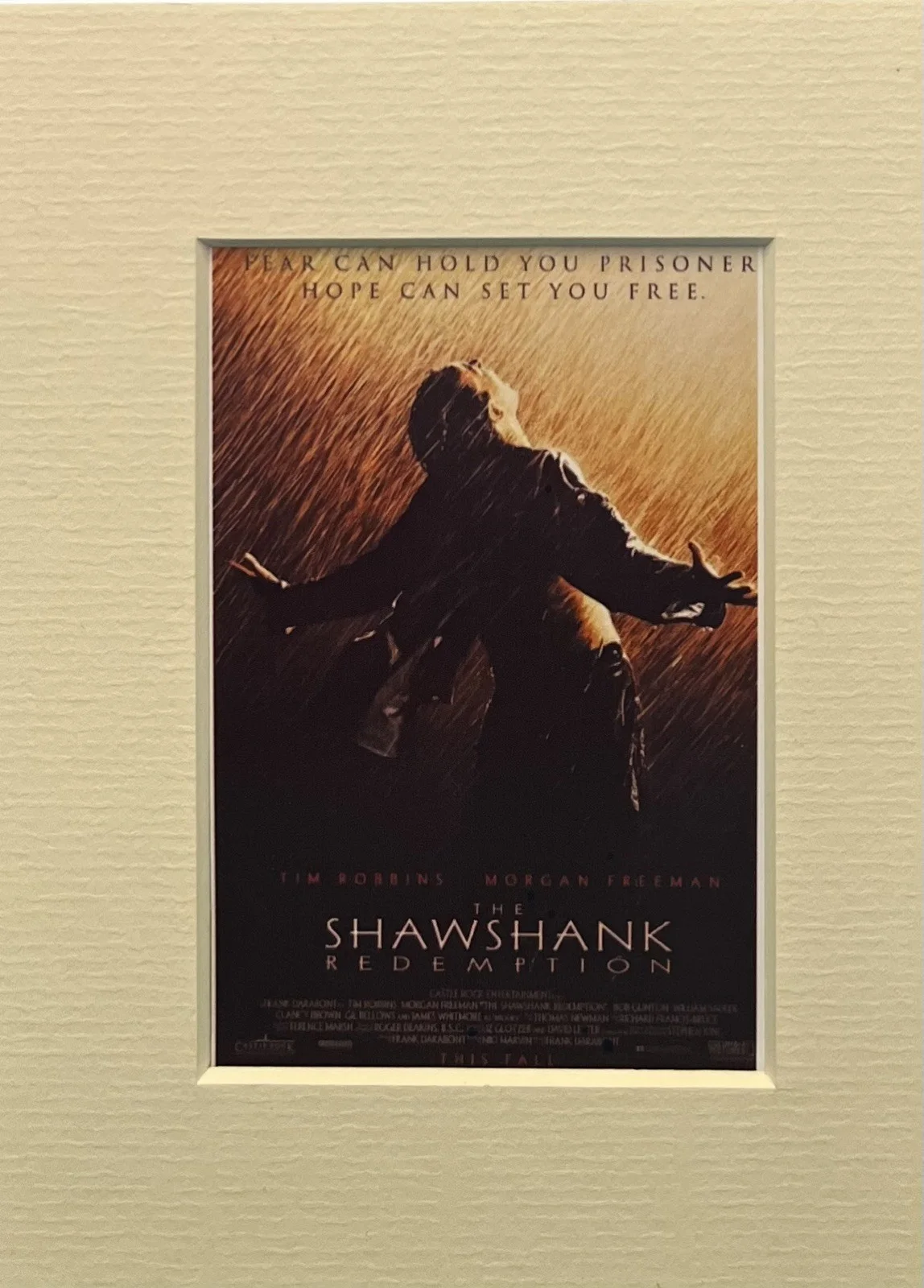 THE SHAWSHANK REDEMPTION . 35mm Film Cell Mounted Display, image 2
