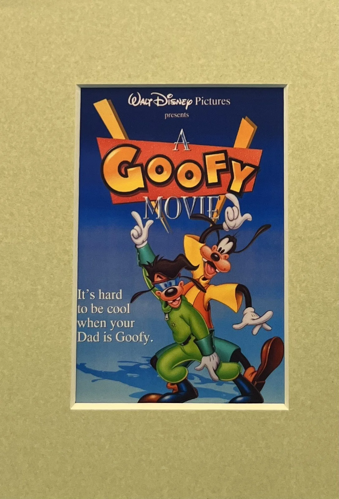A GOOFY MOVIE. 35mm Film Cell Mounted Display, изображение 2