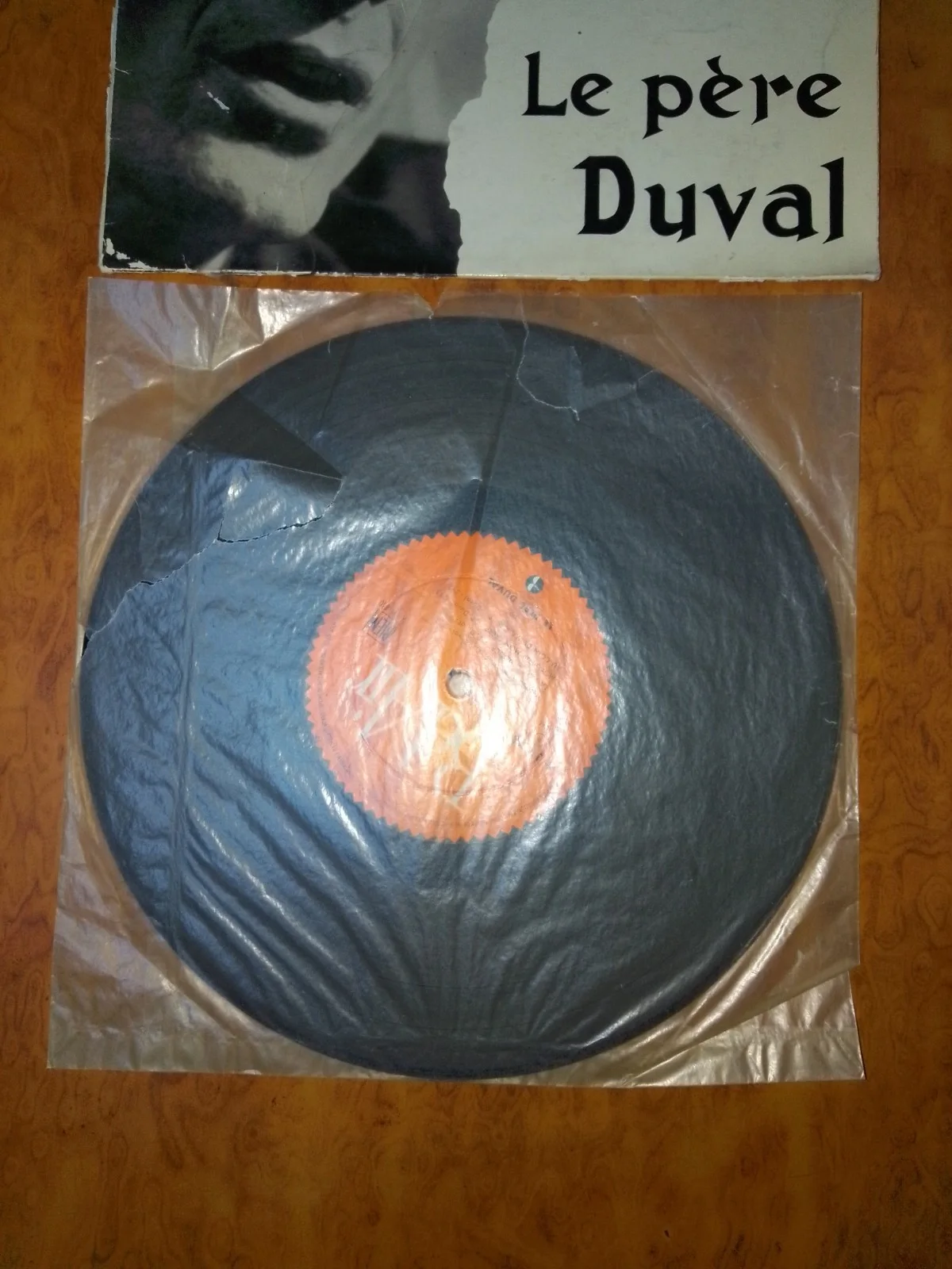 HAND SIGNED Le Père Duval Vinyl LP - Authentic Autograph & Inscription - French, image 3