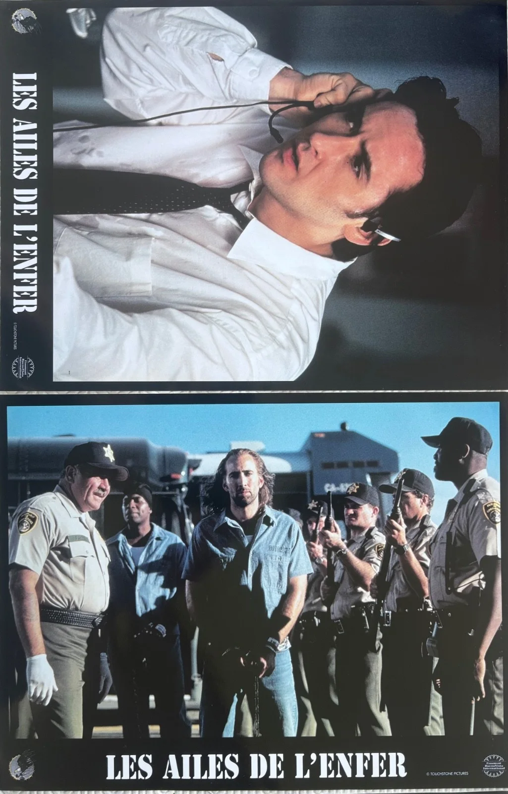 Con Air set of 9 Original 1997 French Lobby Cards with envelope Nicolas Cage, изображение 2