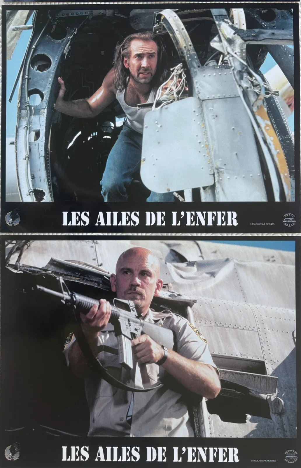 Con Air set of 9 Original 1997 French Lobby Cards with envelope Nicolas Cage, изображение 3