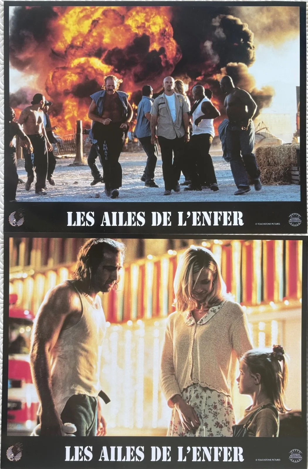 Con Air set of 9 Original 1997 French Lobby Cards with envelope Nicolas Cage, изображение 4