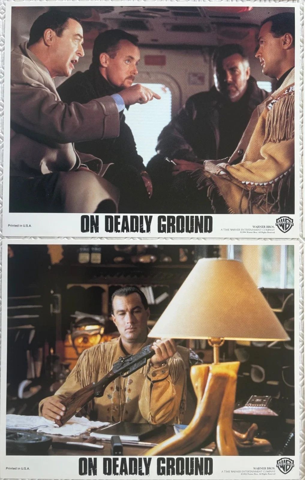 On Deadly Ground set of 8 Original 1994 FOH Lobby Cards Steven Seagal, изображение 4