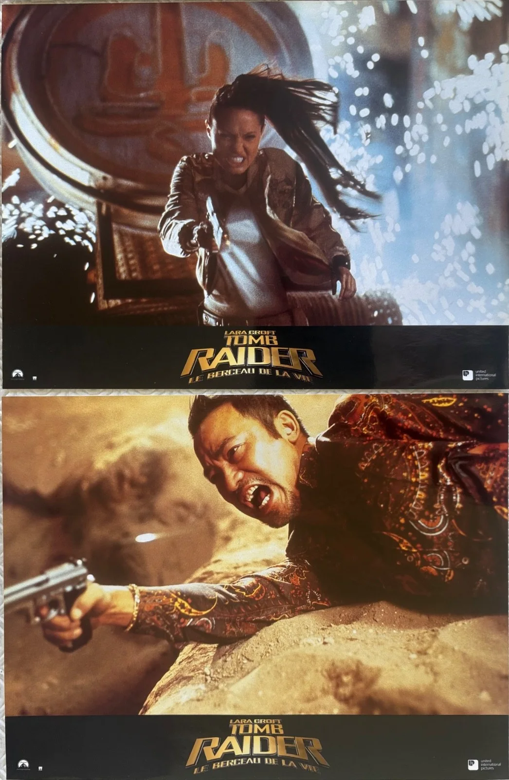 Lara Croft Tomb Raider set of 12 Original 2003 French Lobby Cards with envelope, изображение 2